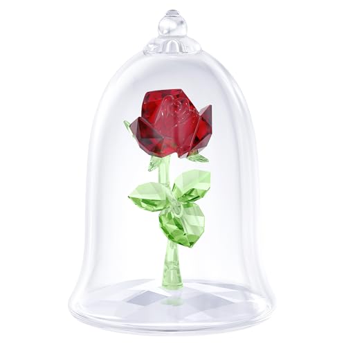 Swarovski Crystal Beauty and The Beast Enchanted Rose Figurine 5230478
