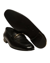 Load image into Gallery viewer, Bally Genos 6304150 Men&#39;s Black Calf Leather Loafers MSRP $1180
