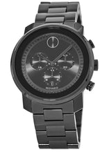 Load image into Gallery viewer, NEW MOVADO Men&#39;s BOLD 3600277 Verso Gunmetal Quartz Chronograph Watch MSRP $995
