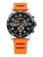 Load image into Gallery viewer, Victorinox FieldForce Sport Chrono 241893 Men's Black Dial 42 mm Watch MSRP $650
