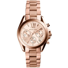 Load image into Gallery viewer, Michael Kors Bradshaw MK5799 Women&#39;s Rose Gold Chronograph 36mm Watch MSRP $275
