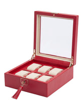 Load image into Gallery viewer, Wolf 1834 Palermo 6 Unit Watch Box Red - 213872
