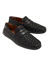 Load image into Gallery viewer, Bally Pilos 6303650 Men's Black Leather Driving Loafers MSRP $740
