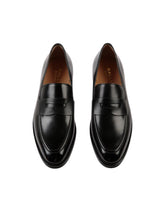 Load image into Gallery viewer, Bally Samius-R 6309329 Men's Black Leather Penny Loafers MSRP $1295

