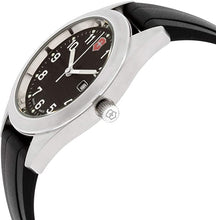 Load image into Gallery viewer, NEW VICTORINOX Garrison Black Dial Silicone Strap Ladies Watch 26033CB MSRP $120
