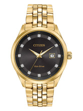 Load image into Gallery viewer, Citizen BM7252-51G Addysen Men's Black Gold Stainless Steel 41 mm Watch MSRP$575
