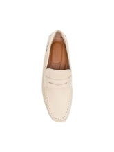 Load image into Gallery viewer, Bally Pier 6302842 Men's Cream White Leather Driving Loafers MSRP $678
