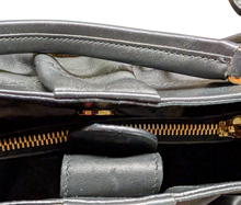 Load image into Gallery viewer, Salvatore Ferragamo 547641 Florence Gancini Black With Chain Tote Bag MSRP $2000
