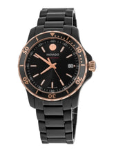 Load image into Gallery viewer, Movado Series 800 Men's 2600162 Quartz Black Dial 40 mm Watch MSRP $1395
