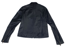 Load image into Gallery viewer, Bally 6230542 Black Lamb Leather Bomber Jacket MSRP $2000
