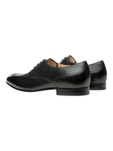Load image into Gallery viewer, Bally Saele 6304681 Men's Black Deer Grained Derby Shoes MSRP $890
