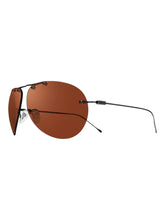 Load image into Gallery viewer, Revo Air 2 Polarized Aviator Rimless Titanium Black Frame 63-11-125 MSRP $329
