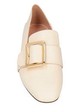 Load image into Gallery viewer, Bally Janelle 6217677 Women&#39;s Bone Calf Leather Loafers MSRP $767
