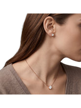 Load image into Gallery viewer, Swarovski 5408433 Stilla Attract White &amp; Rose Gold Plating Round Set MSRP $129
