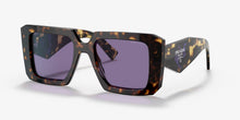 Load image into Gallery viewer, NEW PRADA Women&#39;s PR23YS 2AU05Q Tortoise Frame Purple Lens Sunglasses MSRP $475
