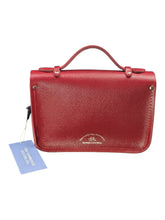 Load image into Gallery viewer, Cambridge Satchel MINNA1169MNI10101 The Mini Red Leather CrossBody Bag MSRP $265
