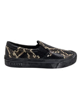 Load image into Gallery viewer, Bally Leory 6304350 Men&#39;s Multiblack Snakeskin-Effect Leather Sneakers MSRP $680
