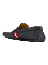 Load image into Gallery viewer, Bally Pietro Men&#39;s 6228298 Black Grained Leather Loafers US 11 MSRP $440
