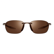 Load image into Gallery viewer, NEW REVO Men&#39;s Descend Fold Crystal Brown Polarized Sunglasses MSRP $239

