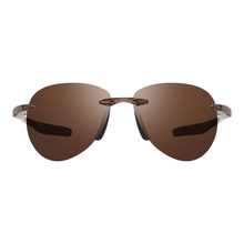 Load image into Gallery viewer, NEW REVO Men&#39;s Descend A Crystal Brown Polarized Aviator Sunglasses MSRP $219
