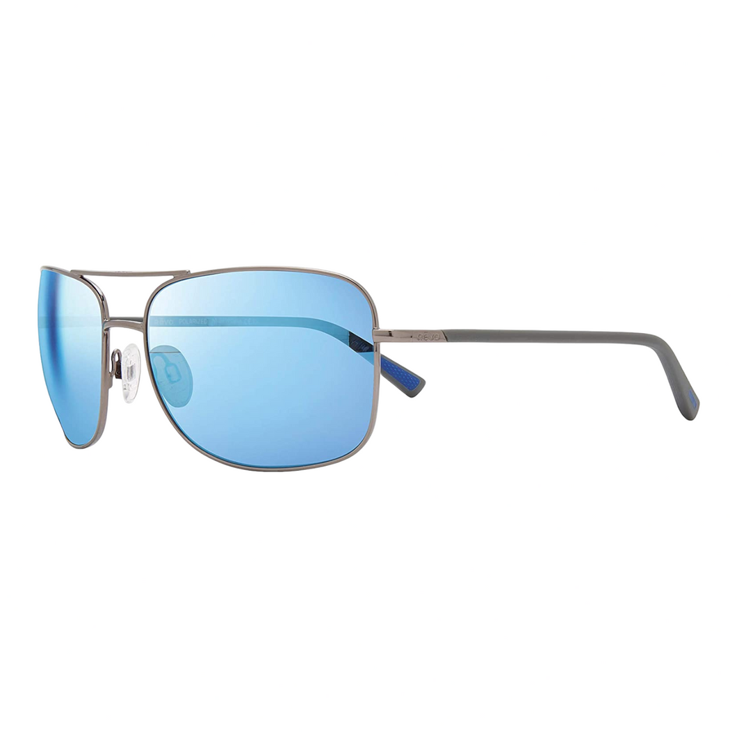 Revo Men's Summit Gunmetal Frame Blue Water Polarized Sunglasses MSRP $249