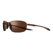 Load image into Gallery viewer, NEW REVO Men&#39;s Descend Fold Crystal Brown Polarized Sunglasses MSRP $239
