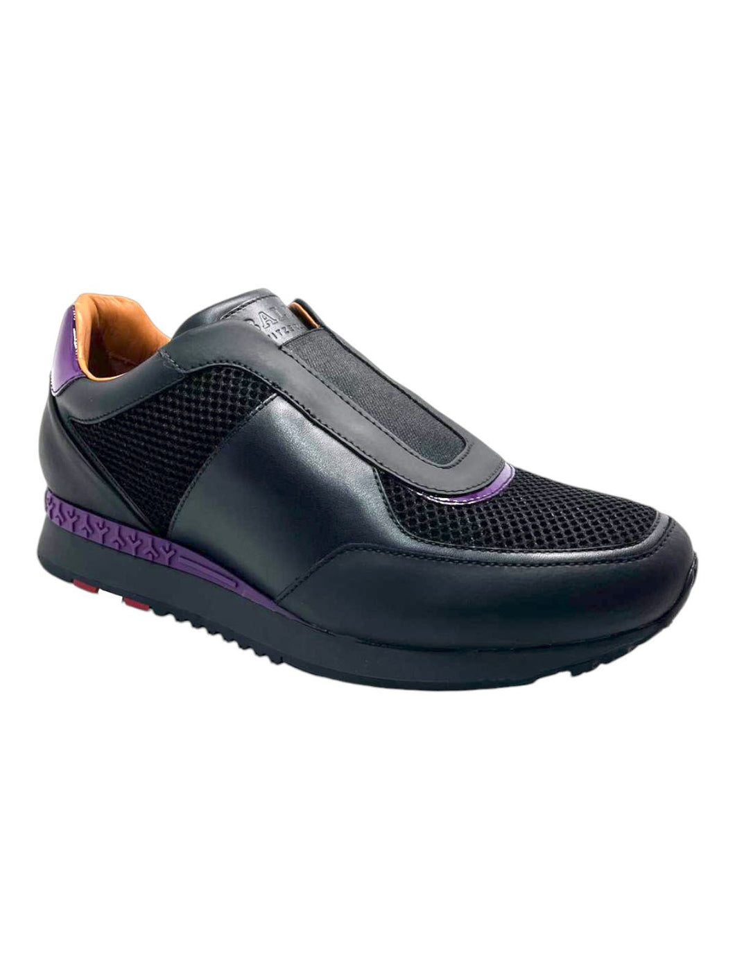 Bally Asmund 6217402 Men's Black Leather/Fabric Sneakers MSRP $630
