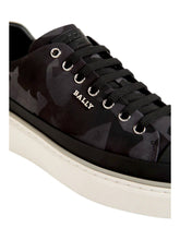 Load image into Gallery viewer, Bally Maily 6301331 Men&#39;s Black/Sasso Camouflage Print Sneakers MSRP $630
