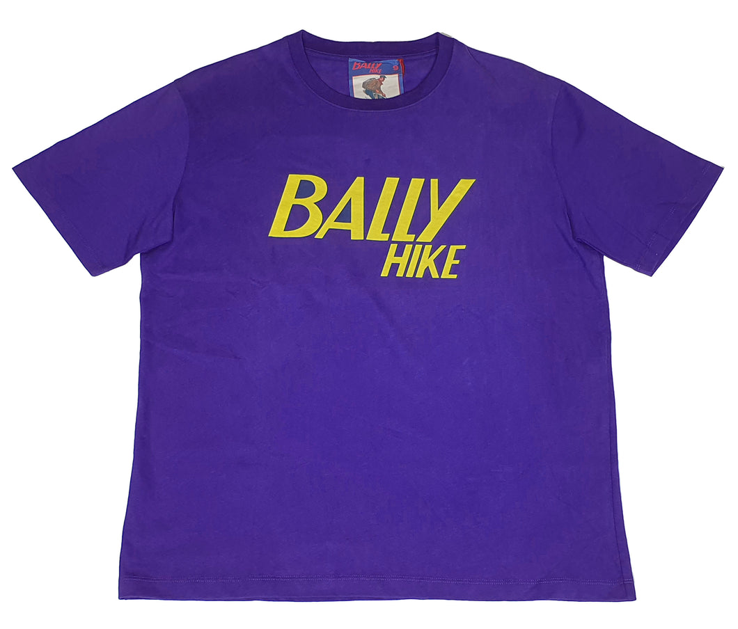 Bally Hike 6238610 Men's Admiral Blue Cotton Logo T-Shirt MSRP $300