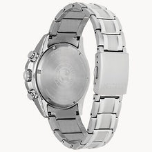 Load image into Gallery viewer, Citizen Eco-Drive Brycen Men&#39;s Blue Dial Bracelet Watch CA0349-51L MSRP $525
