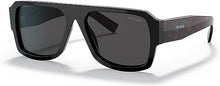 Load image into Gallery viewer, NEW PRADA Unisex PR 22YS 1AB5S0 Black Frame Dark Grey Lens Sunglasses MSRP $475
