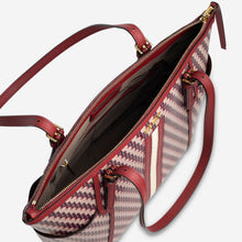 Load image into Gallery viewer, Bally Samirah Ladies 6232740 Multired Textile Tote Bag MSRP $780
