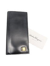 Load image into Gallery viewer, Salvatore Ferragamo 607168 Black Leather Wallet MSRP $495
