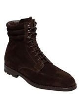 Load image into Gallery viewer, Bally Stensy-R 6308908 Men's Ebano Suede Leather Boots MSRP $1550
