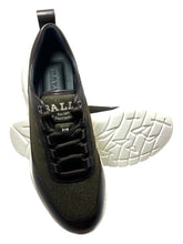 Load image into Gallery viewer, Bally Bredley 6239584 Men&#39;s Ebano Leather &amp; Fabric Sneakers Size 7 MSRP $560
