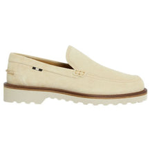 Load image into Gallery viewer, Bally Novald 6303299 Men&#39;s Fossil Suede Leather Loafers MSRP $650
