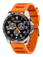 Load image into Gallery viewer, Victorinox FieldForce Sport Chrono 241893 Men's Black Dial 42 mm Watch MSRP $650
