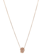 Load image into Gallery viewer, Swarovski Further 5419853 Crystal Rose Gold Tone Pendant MSRP $199
