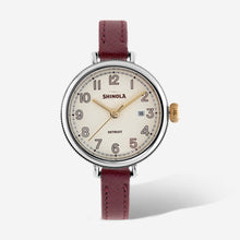 Load image into Gallery viewer, NEW SHINOLA Detroit Women&#39;s The Birdy S0120250578 Ivory Watch Gift Set MSRP $650
