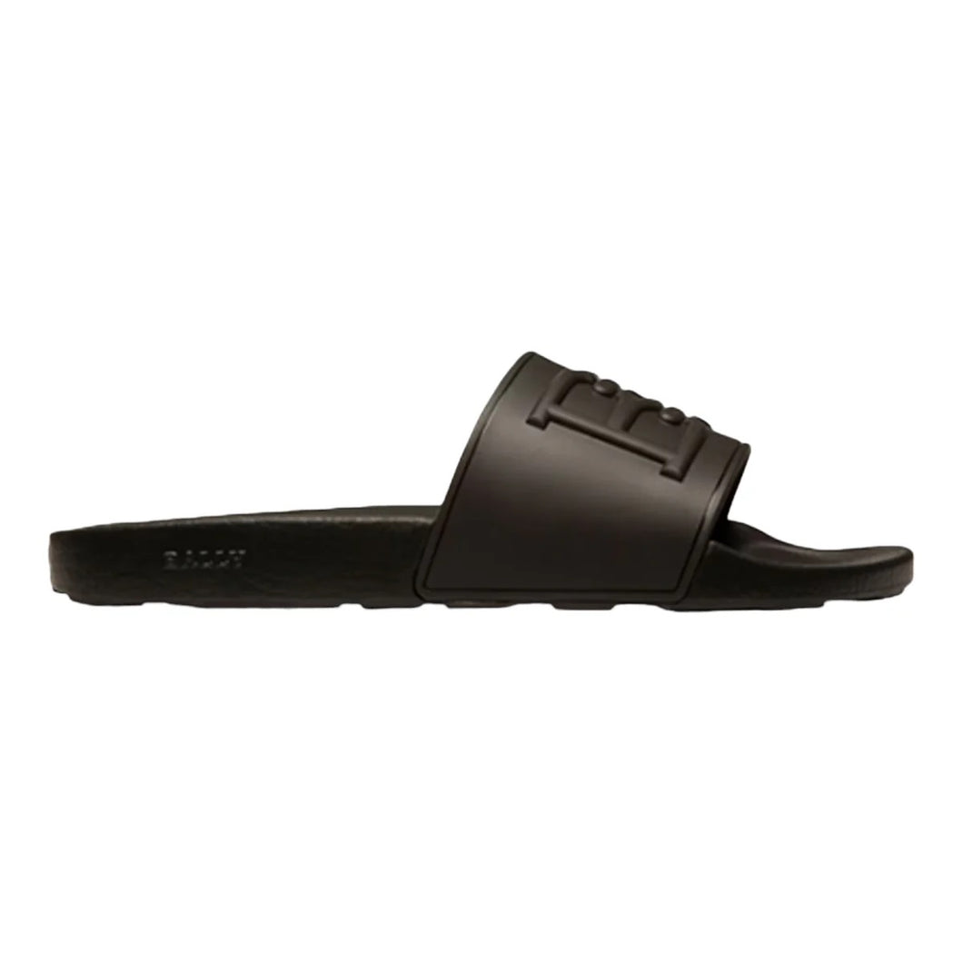 Bally Scotty 6300476 Men's Black Rubber Slide Sandals MSRP $240