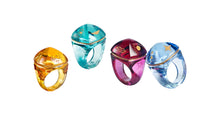 Load image into Gallery viewer, Baccarat 2814311 Medicis Pop Jaime Hayon Amber Ring Size 6.75 MSRP $615

