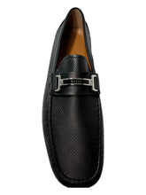 Load image into Gallery viewer, Bally Drulio 6211255 Men&#39;s Black Perforated Leather Loafers Size 13 MSRP $475
