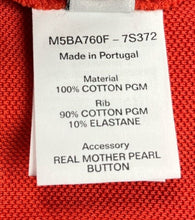 Load image into Gallery viewer, Bally 6303764 Men&#39;s Orange Tipped Regular Fit Cotton Polo Shirt MSRP $320
