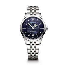 Load image into Gallery viewer, Victorinox Alliance 241752 Women's Blue Dial Moon-Phase 35 mm Watch MSRP $625
