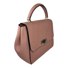 Load image into Gallery viewer, Bally B Turn 6203769 Rosehaze Calf Grained Turnlock Shoulder Bag MSRP $1995

