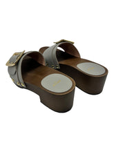 Load image into Gallery viewer, Bally Ellin 6238125 Women&#39;s Oceania Calf Plain Leather Buckled Sandals MSRP $580
