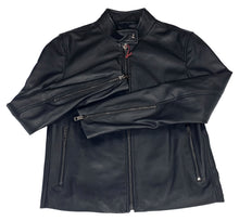 Load image into Gallery viewer, Bally 6230542 Black Lamb Leather Bomber Jacket MSRP $2000
