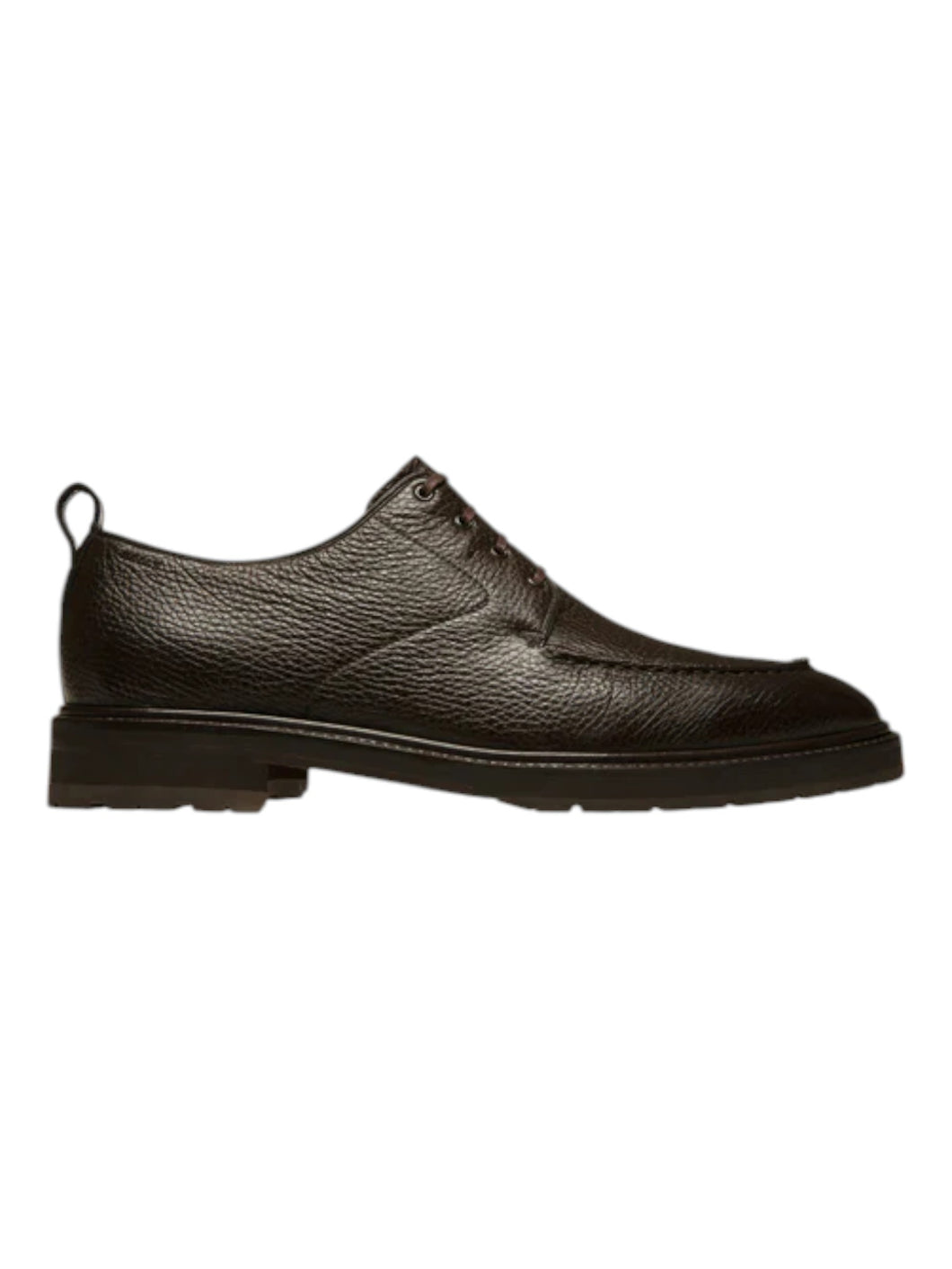 Bally Milivar 6303283 Men's Ebano Leather Derby Shoes MSRP $1164