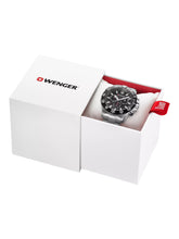 Load image into Gallery viewer, Wenger Swiss Army Men&#39;s 01.0643.117 Seaforce Black Dial Watch 43mm MSRP $410
