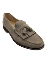 Load image into Gallery viewer, Bally Odyz 6306774 Men's Deep Sepia Suede Tassel Loafer MSRP $850
